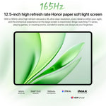 Tablet PC Honor MagicPad3 12,5 polegadas WiFi, 12GB+256GB MagicOS 9.0.1 Qualcomm Snapdragon 8 Gen3 Octa Core, 12GB+256GB