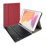 RK508C Teclado Bluetooth Magnético Destacável de Plástico com Touchpad + Capa de TPU com Padrão de Seda para iPad 9.7 polegadas, com Suporte para Caneta e Suporte, RK508C