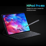 Sem teclado, Android 11, Qualcomm Snapdragon 662 Octa Core até 2.0GHz, suporte Dual SIM & Bluetooth & WiFi & cartão TF (Preto+Azul), HiPad Pro 8GB+128GB