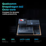 Sem teclado, Android 11, Qualcomm Snapdragon 662 Octa Core até 2.0GHz, suporte Dual SIM & Bluetooth & WiFi & cartão TF (Preto+Azul), HiPad Pro 8GB+128GB