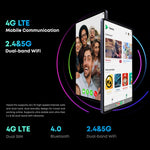 Sem teclado, Android 11, Qualcomm Snapdragon 662 Octa Core até 2.0GHz, suporte Dual SIM & Bluetooth & WiFi & cartão TF (Preto+Azul), HiPad Pro 8GB+128GB