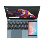 Portátil UNIWA ULAP Q15ZR, 8GB+512GB, Ecrã Duplo de 15.6 polegadas e 7 polegadas Windows 11 Intel Alder Lake N100 Octa Core, Ficha AU, 8GB+512GB