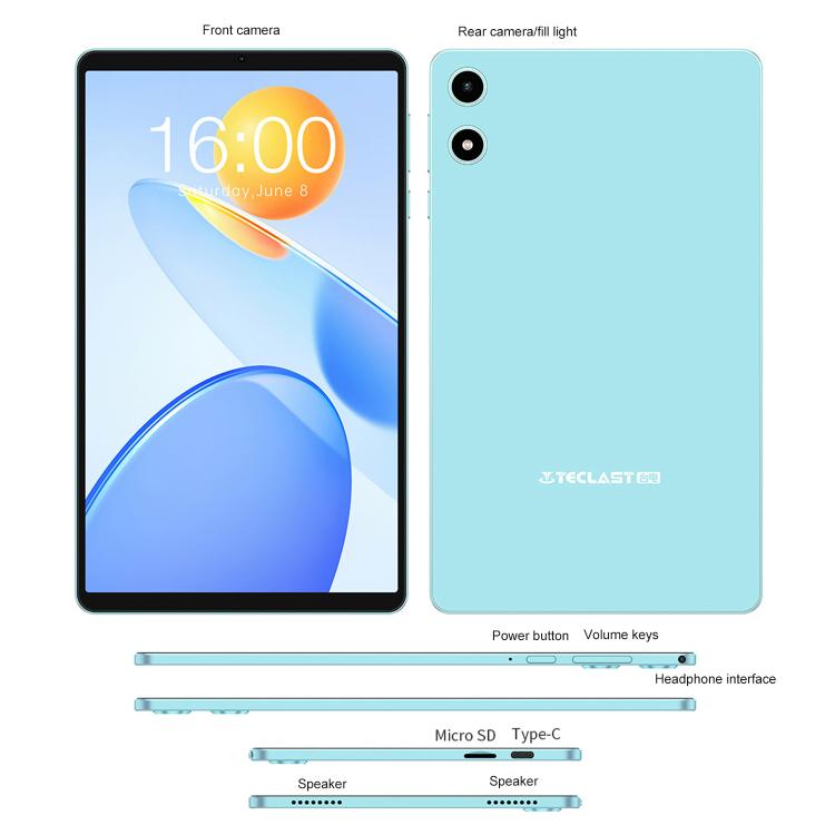 Tablet PC Teclast P50 Mini WiFi, 4GB+128GB, 8,7 polegadas Android 15 Unisoc T606 Octa Core, P50 Mini
