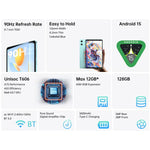 Tablet PC Teclast P50 Mini WiFi, 4GB+128GB, 8,7 polegadas Android 15 Unisoc T606 Octa Core, P50 Mini