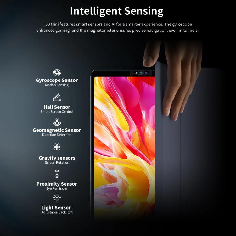Tablet PC Teclast T50 Mini 4G LTE, 8GB+128GB, 8,7 polegadas Android 15 MediaTek Helio G99 Octa Core, Suporta Dual SIM, T50 Mini