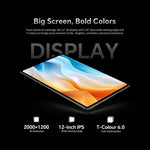 Tablet PC Teclast T60 Pro 4G LTE, 8GB+128GB, 12 polegadas Android 15 MediaTek Helio G99 Octa Core, Suporta Dual SIM, T60 Pro