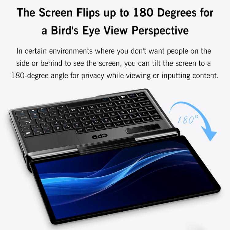 GPD MicroPC 2 PC de Jogo Portátil, 16GB+512GB, 7 polegadas Windows 11 Pro Processador Intel N250, Plugue US, WMC2573AU, WMC2573EU, WMC2573UK, WMC2573US