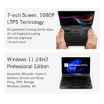 GPD MicroPC 2 PC de Jogo Portátil, 16GB+512GB, 7 polegadas Windows 11 Pro Processador Intel N250, Plugue US, WMC2573AU, WMC2573EU, WMC2573UK, WMC2573US