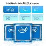 Sistema Windows 10, Intel Gemini Lake N4120 Quad Core até 2,6GHz, com Teclado e Caneta Stylus, Suporte para WiFi de Banda Dupla, Bluetooth, Cartão TF e HDMI, Ficha US, W10 com Teclado e Caneta Stylus
