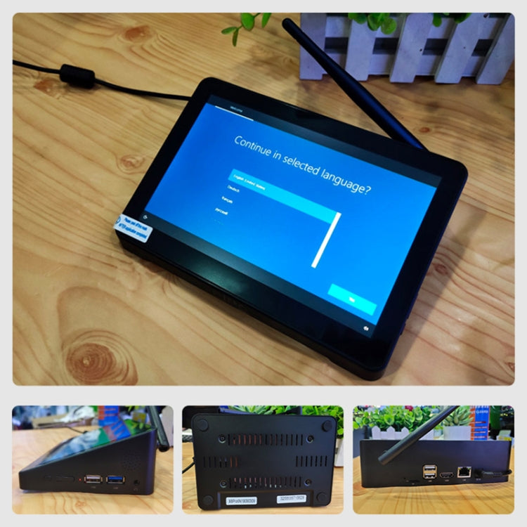 PiPo X9S Mini PC Tudo-em-um, 9,0 polegadas, 4GB+64GB, Windows 10 Intel Celeron J4105 Quad Core, Ficha US, 4GB+64GB