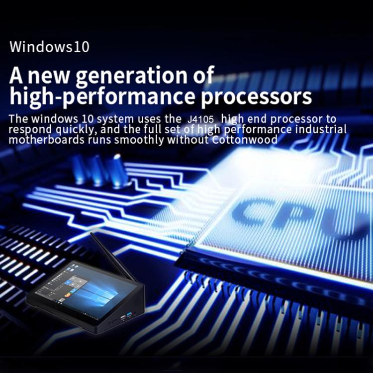 PiPo X9S Mini PC Tudo-em-um, 9,0 polegadas, 4GB+64GB, Windows 10 Intel Celeron J4105 Quad Core, Ficha US, 4GB+64GB