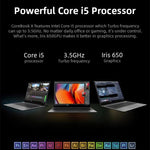 Windows 10 Home, Intel Core i5-8259U Quad Core 2,3GHz-3,8GHz, suporte para WiFi de banda dupla / Bluetooth / extensão de cartão TF (cinzento escuro), i5-8259U 8GB+512GB