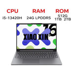 Portátil Lenovo XiaoXin 16 2025, 16 polegadas, 24GB+512GB, Windows 11, Intel Core i5-13420H 8-Core, Ficha US, XiaoXin 16 2025