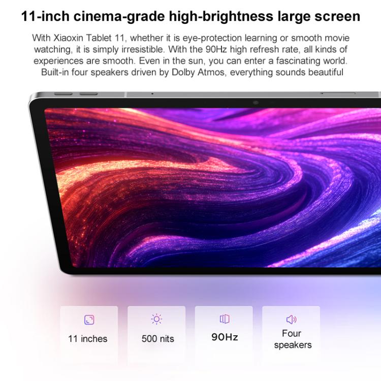 Lenovo Xiaoxin Pad 11 polegadas 2025 Tablet 5G, 8GB+256GB, Android 15, MediaTek Dimensity 6300 Octa Core, Ficha EUA, 8GB+256GB 5G