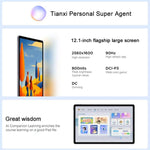 Lenovo Xiaoxin Pad 12.1 polegadas 2025 Tablet WiFi, 12GB+256GB, MediaTek Dimensity 6400 Octa Core, Ficha EUA, 12GB+256GB
