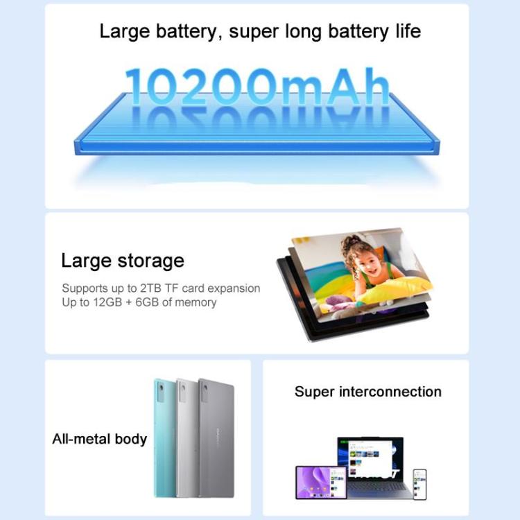 Lenovo Xiaoxin Pad 12.1 polegadas 2025 Tablet WiFi, 12GB+256GB, MediaTek Dimensity 6400 Octa Core, Ficha EUA, 12GB+256GB