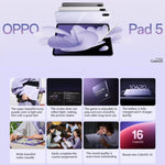 Tablet PC OPPO Pad 5 12,1 polegadas, 12GB+256GB, ColorOS 16.0 MediaTek Dimensity 9400+ Octa Core, 12GB+256GB