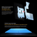 Tablet PC iQOO Pad5 Pro 13 polegadas, 12GB+256GB, OriginOS 5 MediaTek Dimensity 9400+ Octa Core, 12GB+256GB