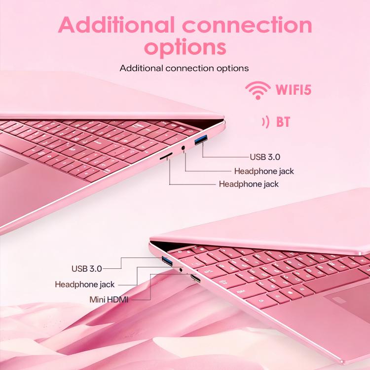 Portátil GXMO T152J 15.6 polegadas, Sem Memória, Windows 11 Pro Intel Celeron N5100 Quad Core, Suporte Desbloqueio por Impressão Digital, Ficha US, Sem Memória, Ficha US