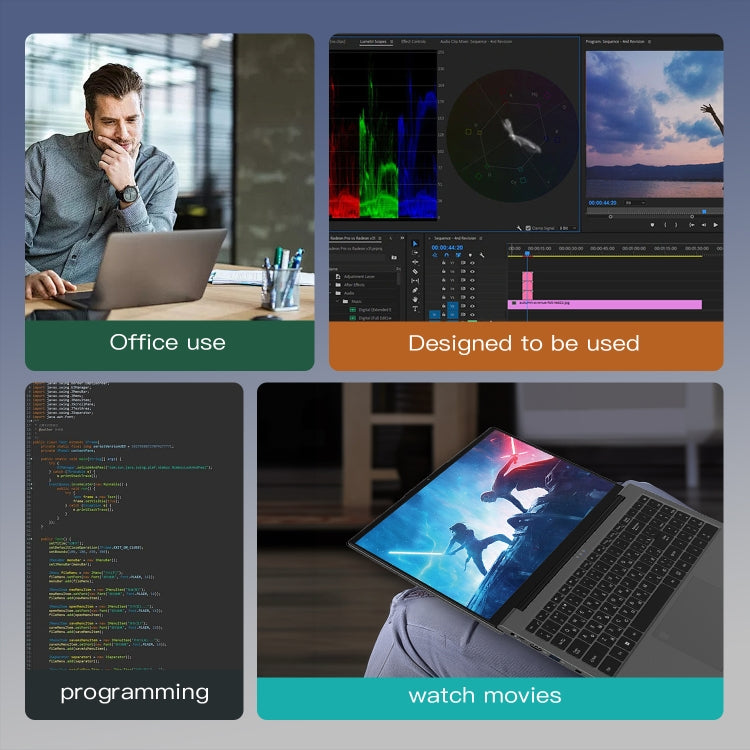 Portátil GXMO G156 15.6 polegadas, 16GB+512GB, Windows 11 AMD Ryzen 7 5825U Octa Core, Suporte Desbloqueio por Impressão Digital, Ficha US, 32GB+1TB