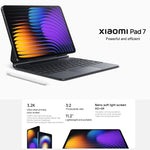 Xiaomi Pad 7 11,2 polegadas, 8GB+256GB, HyperOS 2 Qualcomm Snapdragon 7+ Gen3 Octa Core, 8GB+256GB