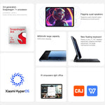 Xiaomi Pad 7 11,2 polegadas, 8GB+256GB, HyperOS 2 Qualcomm Snapdragon 7+ Gen3 Octa Core, 8GB+256GB