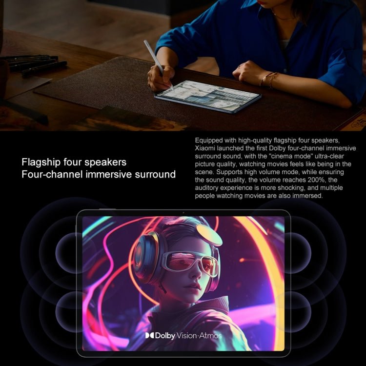 Xiaomi Pad 7 11,2 polegadas, 8GB+256GB, HyperOS 2 Qualcomm Snapdragon 7+ Gen3 Octa Core, 8GB+256GB