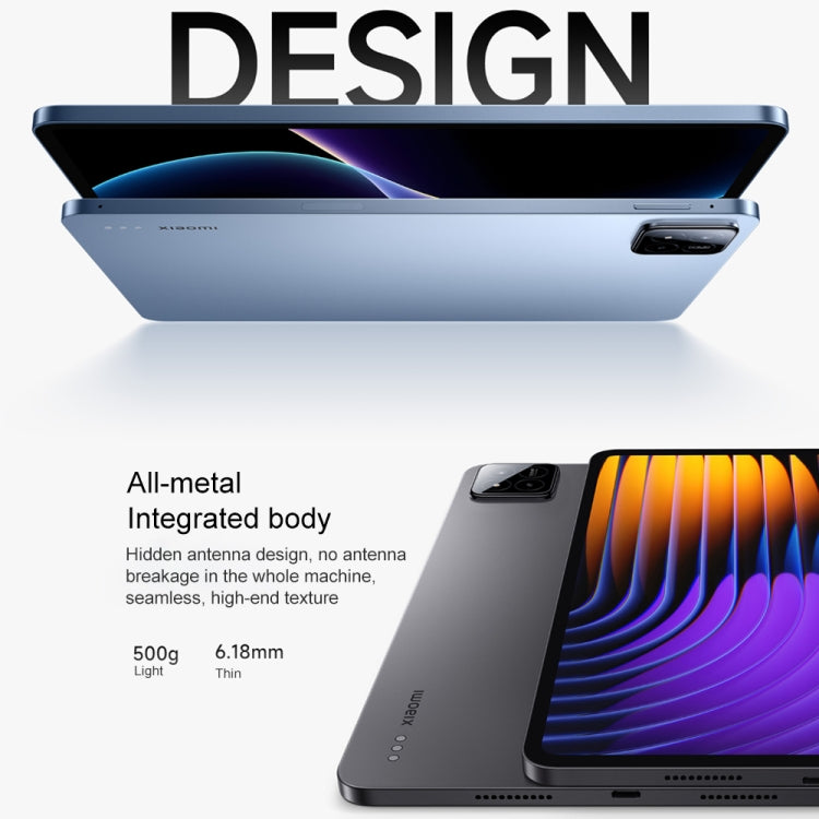Xiaomi Pad 7 11,2 polegadas, 8GB+256GB, HyperOS 2 Qualcomm Snapdragon 7+ Gen3 Octa Core, 8GB+256GB