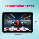 UNIWA UTAB R1040 Tablet PC Resistente Impermeável IP67, 8GB+128GB, 10,1 polegadas Android 15 Mediatek MT8786 Octa Core, Rede: 4G, Ficha US, UTAB R1040