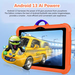 BDF C8 Tablet PC Infantil WiFi de 7 polegadas, 1GB+16GB, Android 8.1 MTK6735 Octa Core CPU, Ficha EUA, 3GB+32GB