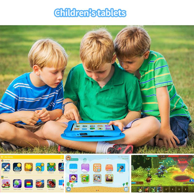BDF K3 Tablet PC Infantil WiFi de 7 polegadas com Capa de Silicone, 1GB+16GB, Android 8.1 MTK6735 Quad Core CPU, Ficha EUA, 3GB+32GB