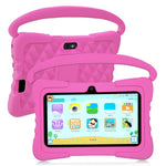 BDF K3 Tablet PC Infantil WiFi de 7 polegadas com Capa de Silicone, 2GB+32GB, Android 8.1 MTK6735 Quad Core CPU, Ficha EUA, 4GB+64GB