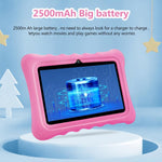 BDF T7 Tablet PC Infantil WiFi de 7 polegadas com Capa de Silicone, 1GB+16GB, Android 8.1 MTK6735 Quad Core CPU, Ficha EUA, 3GB+32GB