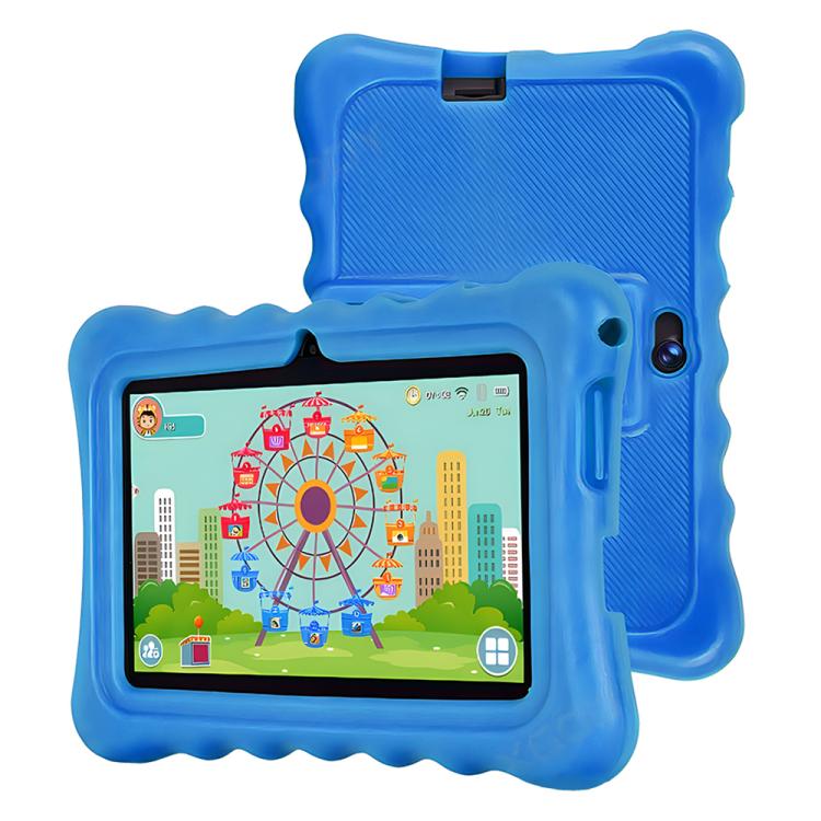 BDF T7 Tablet PC Infantil WiFi de 7 polegadas com Capa de Silicone, 1GB+16GB, Android 8.1 MTK6735 Quad Core CPU, Ficha EUA, 3GB+32GB