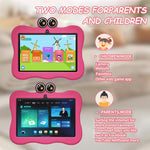 Tablet PC Infantil BDF WiFi 7 polegadas com Capa de Silicone Caranguejo, 1GB+16GB, Android 8.1 MTK6735 CPU Quad Core, Plugue EUA, 3GB+32GB