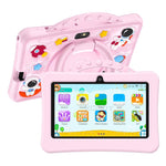 Tablet PC Infantil BDF WiFi 7 polegadas com Capa de Silicone Astronauta Portátil, 1GB+16GB, Android 8.1 MTK6735 CPU Quad Core, Plugue EUA, 3GB+32GB