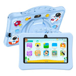 Tablet PC Infantil BDF WiFi 7 polegadas com Capa de Silicone Astronauta Portátil, 1GB+16GB, Android 8.1 MTK6735 CPU Quad Core, Plugue EUA, 3GB+32GB