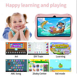 Tablet PC Infantil BDF WiFi 7 polegadas com Capa de Silicone Homem do Espaço, 1GB+16GB, Android 8.1 MTK6735 CPU Quad Core, Plugue EUA, 3GB+32GB