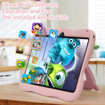 Tablet PC Infantil BDF WiFi 7 polegadas com Capa de Silicone Homem do Espaço, 1GB+16GB, Android 8.1 MTK6735 CPU Quad Core, Plugue EUA, 3GB+32GB