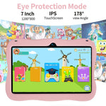 Tablet PC Infantil BDF WiFi 7 polegadas com Capa de Silicone Homem do Espaço, 2GB+32GB, Android 8.1 MTK6735 CPU Quad Core, Plugue EUA, 4GB+64GB