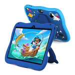 Tablet PC Infantil BDF WiFi 7 polegadas com Capa de Silicone Homem do Espaço, 2GB+32GB, Android 8.1 MTK6735 CPU Quad Core, Plugue EUA, 4GB+64GB