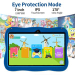 Tablet PC Infantil BDF WiFi 7 polegadas com Capa de Silicone Homem do Espaço, 2GB+32GB, Android 8.1 MTK6735 CPU Quad Core, Plugue EUA, 4GB+64GB