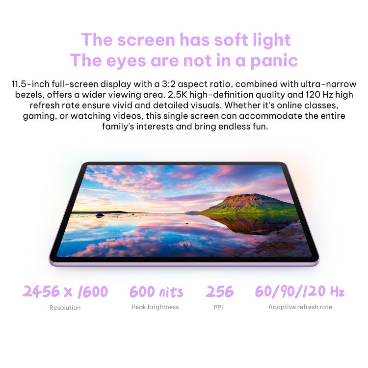 HUAWEI MatePad 11.5 2026 WiFi, 8GB+128GB, HarmonyOS 5.1 Hisilicon Kirin T82B, Sem Suporte Google Play, WiFi 8GB+128GB