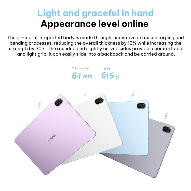 HUAWEI MatePad 11.5 2026 WiFi, 8GB+128GB, HarmonyOS 5.1 Hisilicon Kirin T82B, Sem Suporte Google Play, WiFi 8GB+128GB