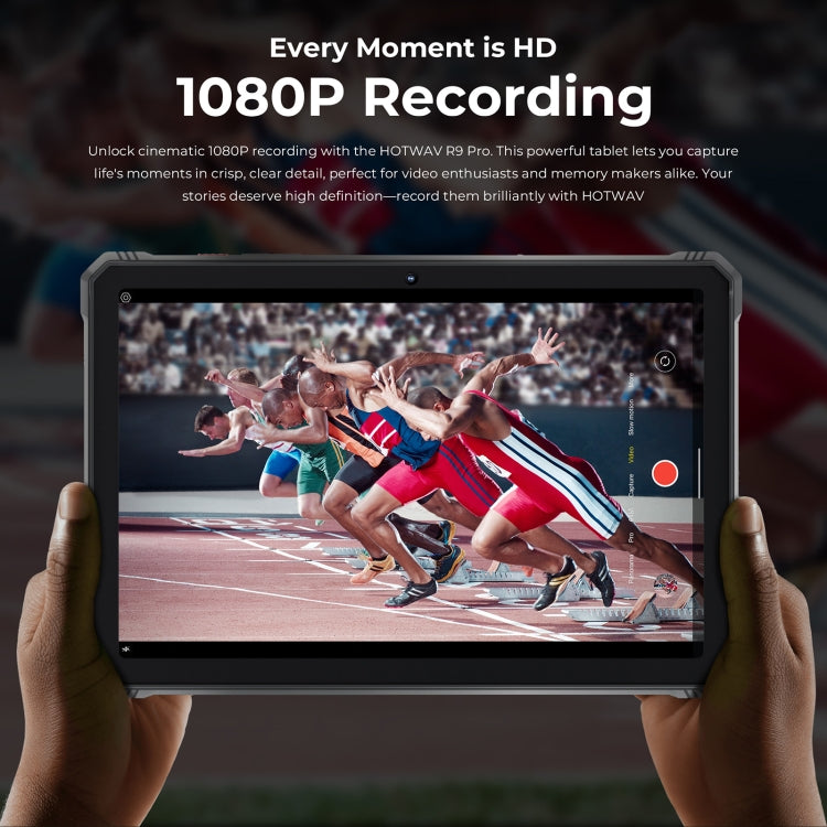 HOTWAV Tab R9 Pro Tablet Robusto IP68/IP69K, 6GB+256GB, 11 polegadas Android 14 Unisoc T606 Octa Core Rede 4G, Versão Global com Google Play, Plugue UE, Tab R9 Pro