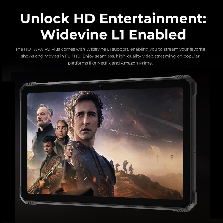Tablet Robusto HOTWAV Tab R9 Plus IP68/IP69K, 8GB+512GB, 11 polegadas Android 14 Unisoc T7280 Octa Core 4G, Versão Global com Google Play, Plugue UE, Tab R9 Plus