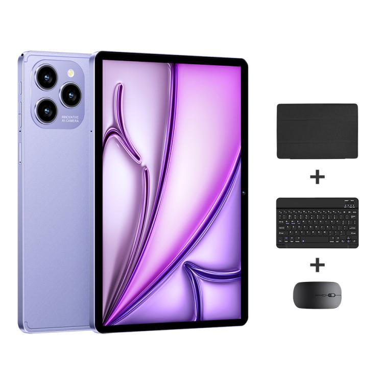 Conjunto Combo Tablet PC Pad 8 Pro 10,1 polegadas 4G LTE, 4GB+32GB, Android 10 MT6755 Octa Core, com Teclado / Rato / Capa de Pele, Ficha Reino Unido, Ficha Reino Unido