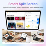 Conjunto Combo Tablet PC Pad 8 Pro 10,1 polegadas 4G LTE, 4GB+32GB, Android 10 MT6755 Octa Core, com Teclado / Rato / Capa de Pele, Ficha Reino Unido, Ficha Reino Unido