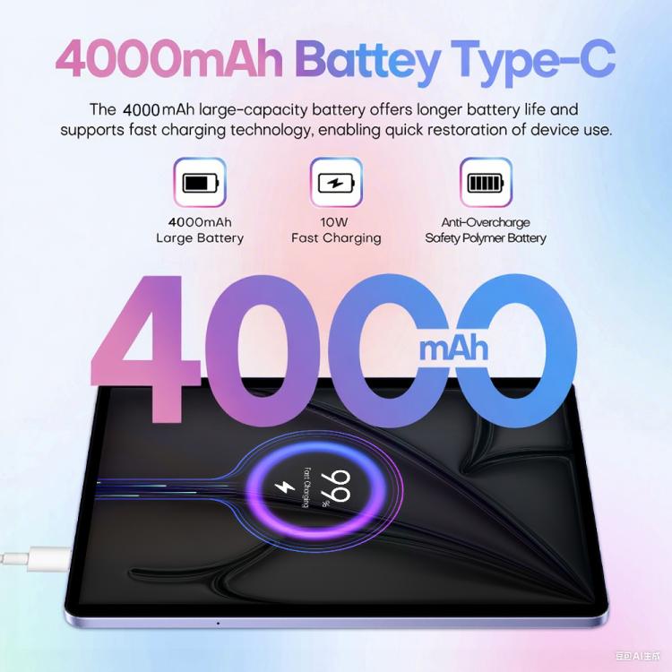 Conjunto Combo Tablet PC Pad 8 Pro 10,1 polegadas 4G LTE, 4GB+32GB, Android 10 MT6755 Octa Core, com Teclado / Rato / Capa de Pele, Ficha Austrália, Ficha Austrália
