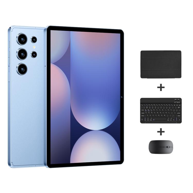 Conjunto Combo Tablet PC Pad 9 Pro 10,1 polegadas 4G LTE, 4GB+32GB, Android 10 MT6755 Octa Core, com Teclado / Rato / Capa de Pele, Ficha EUA, Ficha EUA